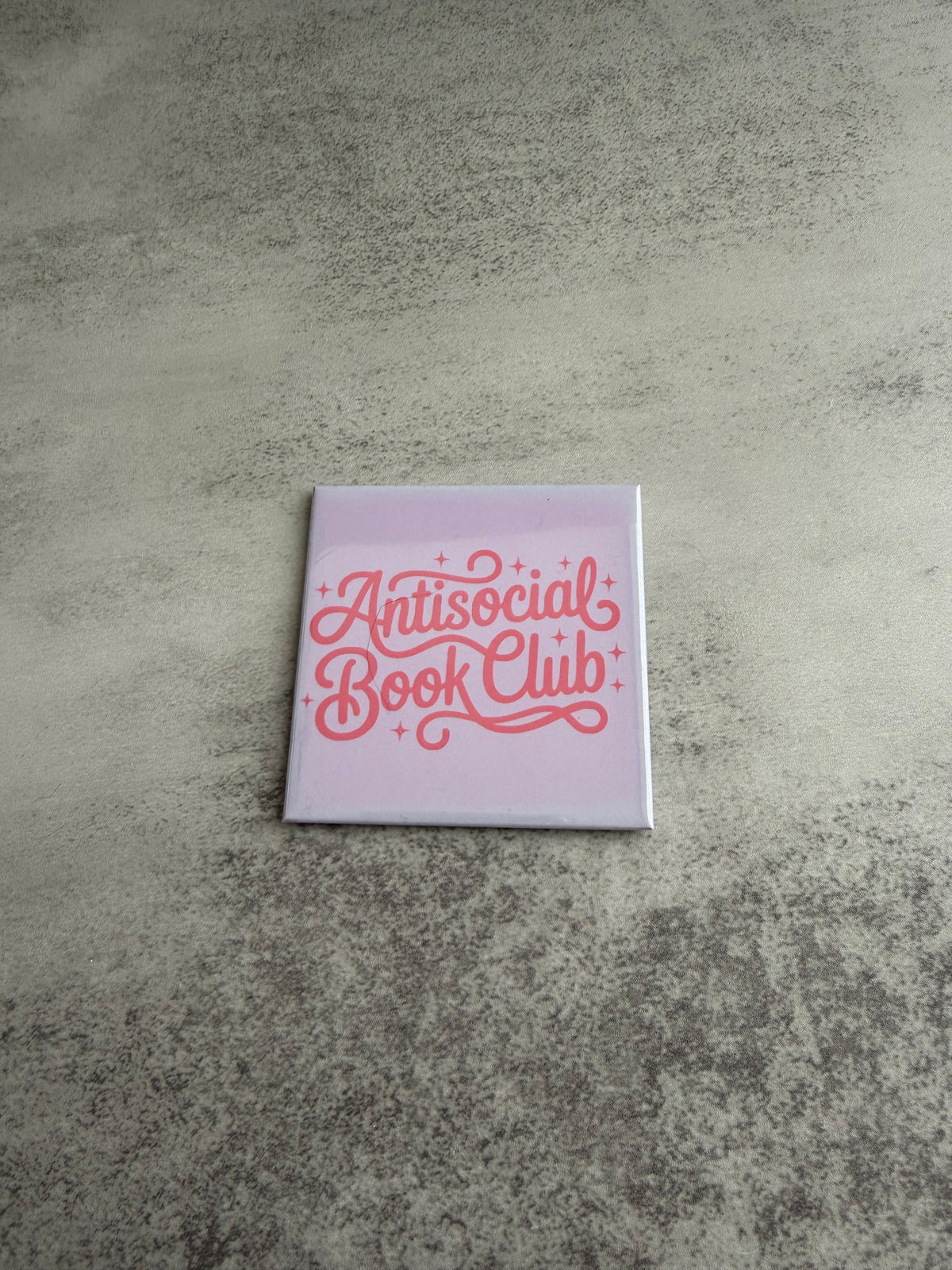 Antisocial book club magnet