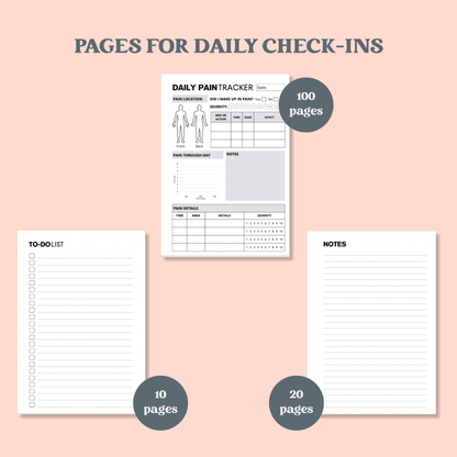 REFILLS - Medical & Chronic Illness Tracker Binder (A5)