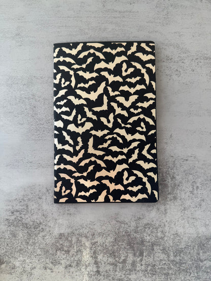 Black and gold foil Halloween pocket notebook / Travelers Notebook Insert