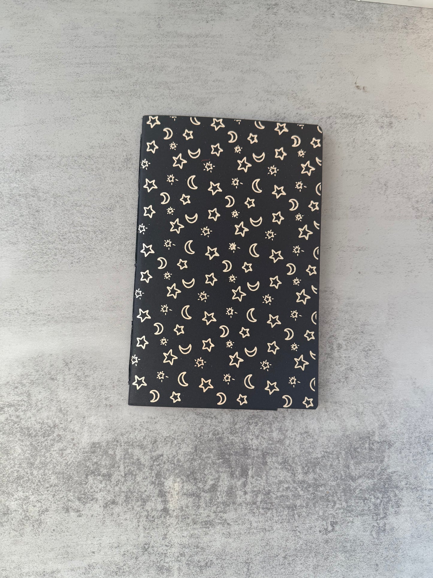 Black and gold foil Halloween pocket notebook / Travelers Notebook Insert