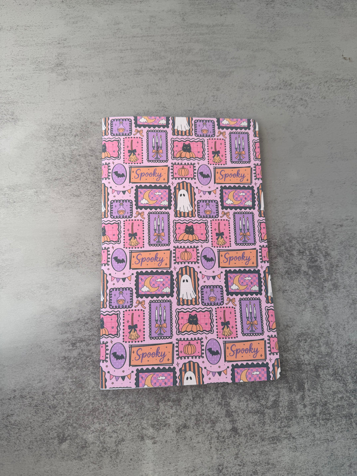 Bookish Halloween pocket notebook journal/ Travelers Notebook Insert