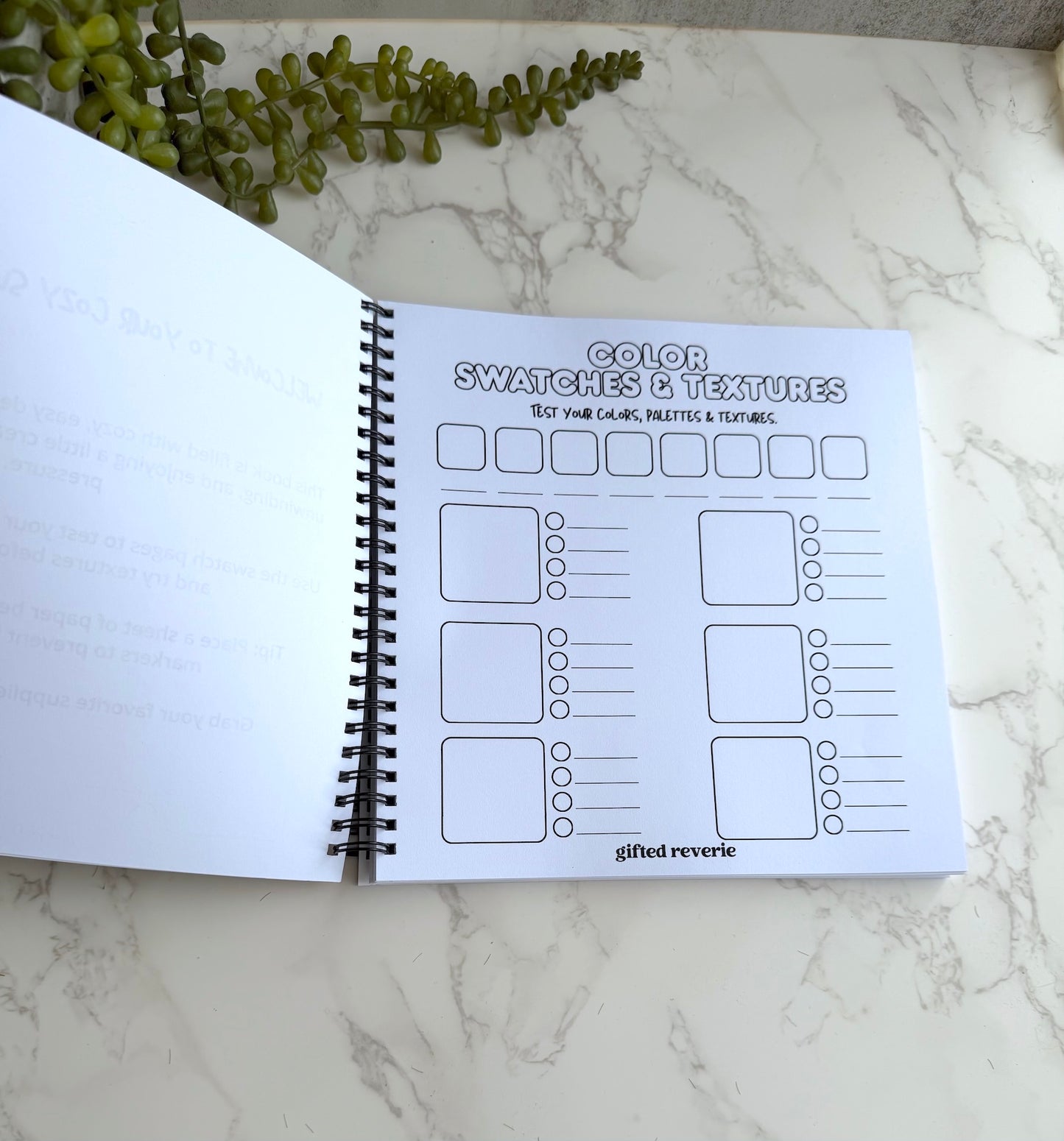 Spiral-Bound Sweet Summer Vibes Coloring Book: Cozy and Bold for relaxation