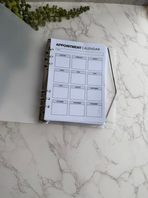 REFILLS - Medical & Chronic Illness Tracker Binder (A5)
