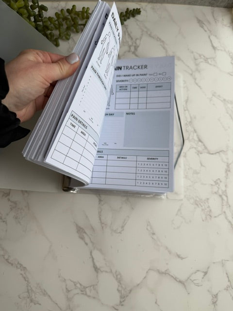 REFILLS - Medical & Chronic Illness Tracker Binder (A5)