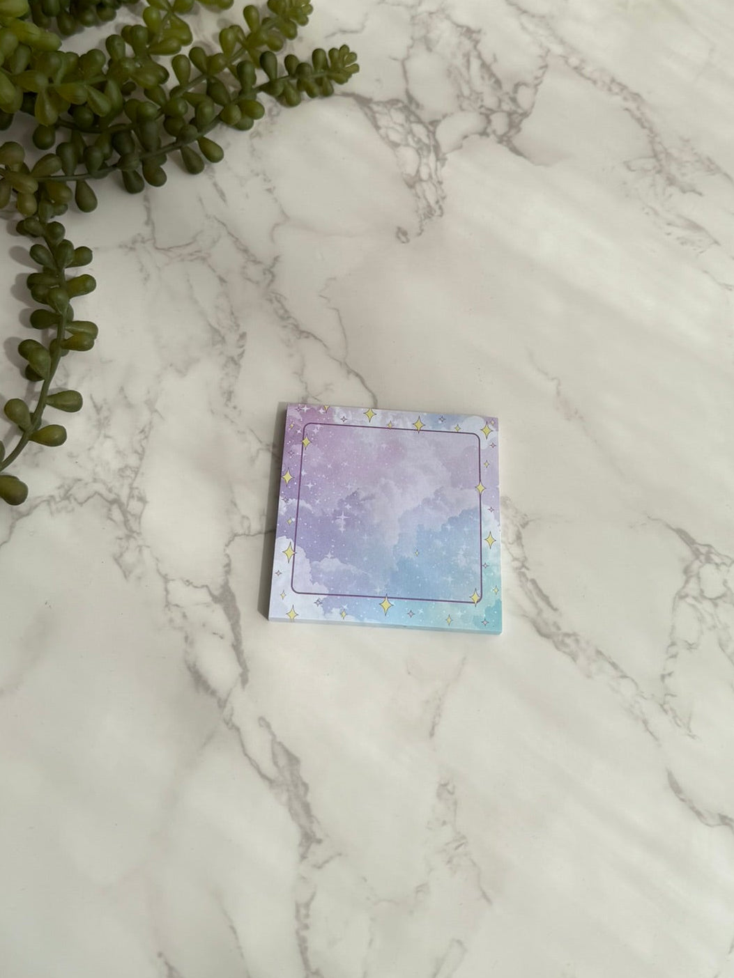 Starry Cloud Sticky Notes – Aesthetic, dreamy, fantasy-inspired reminders for everyday life
