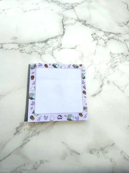 Booked & Busy Sticky Notes – Cute, bookish reminders for chaotic brains