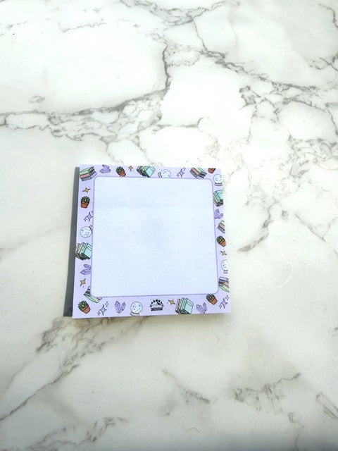 Booked & Busy Sticky Notes – Cute, bookish reminders for chaotic brains