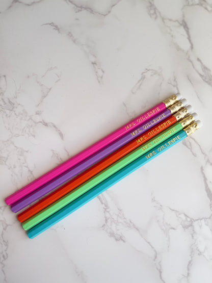 Custom Colorful Pencil Set