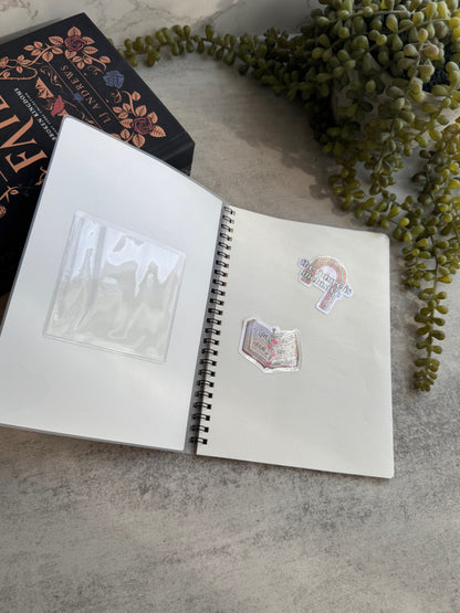 Reusable sticker book and organizer