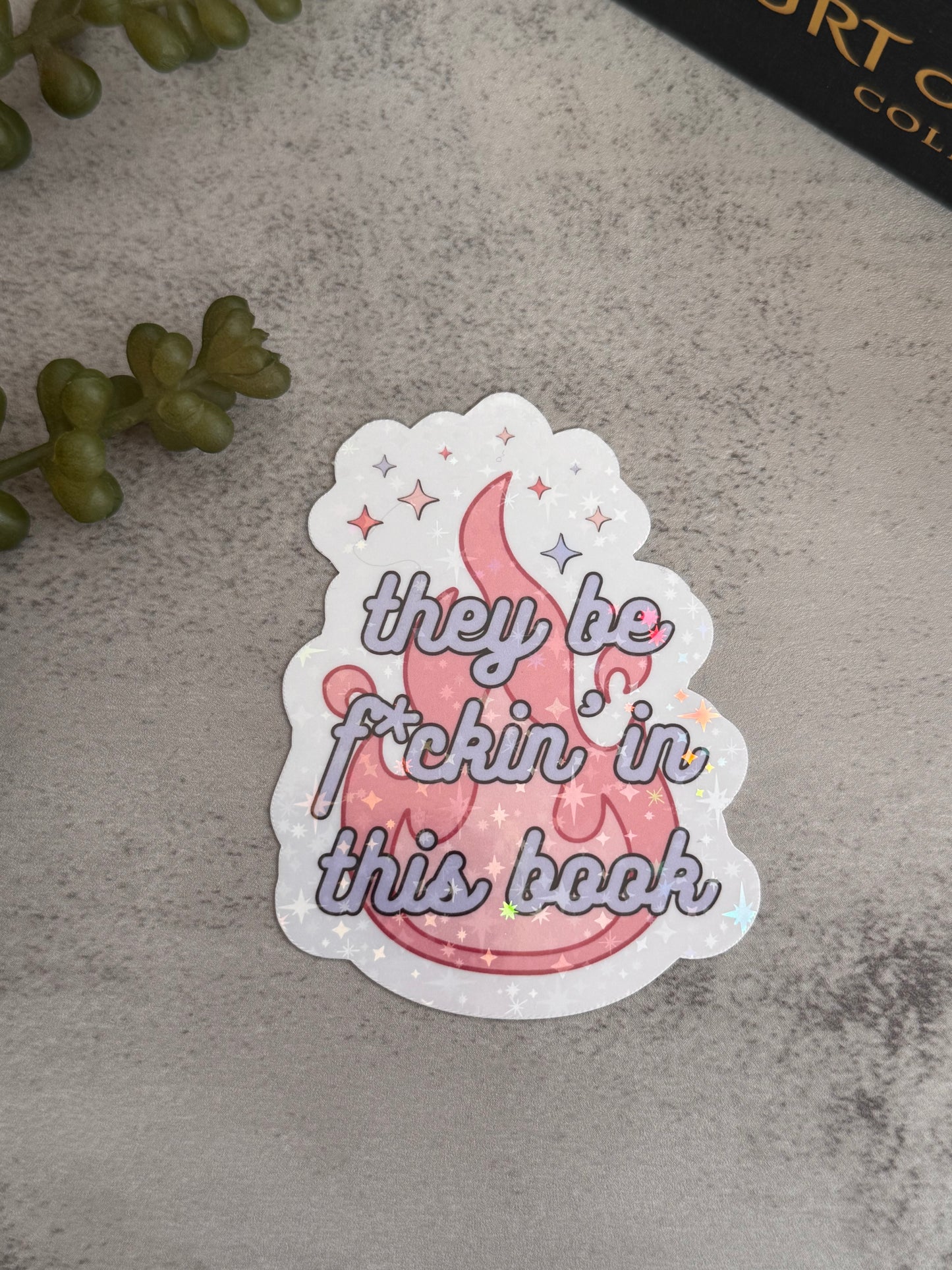 They be f*ckin' in this book sticker