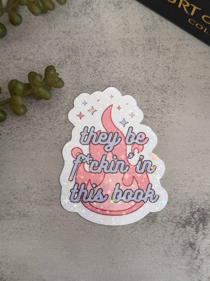 They be f*ckin' in this book sticker