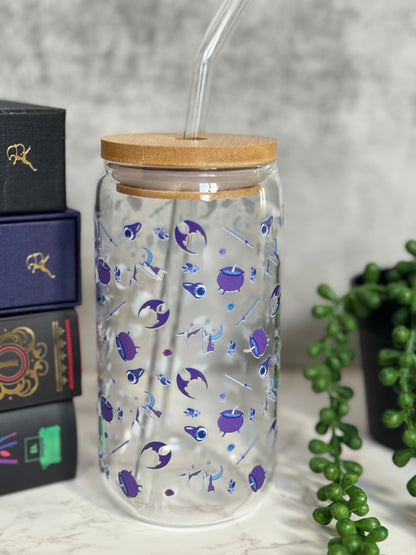 16 oz. ACOTAR-inspired glass