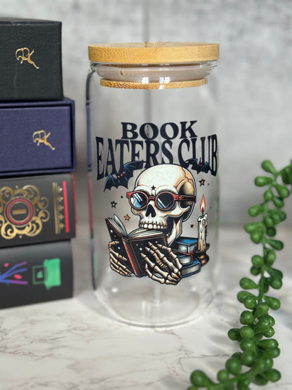 16 oz. Book Eaters Club Glass