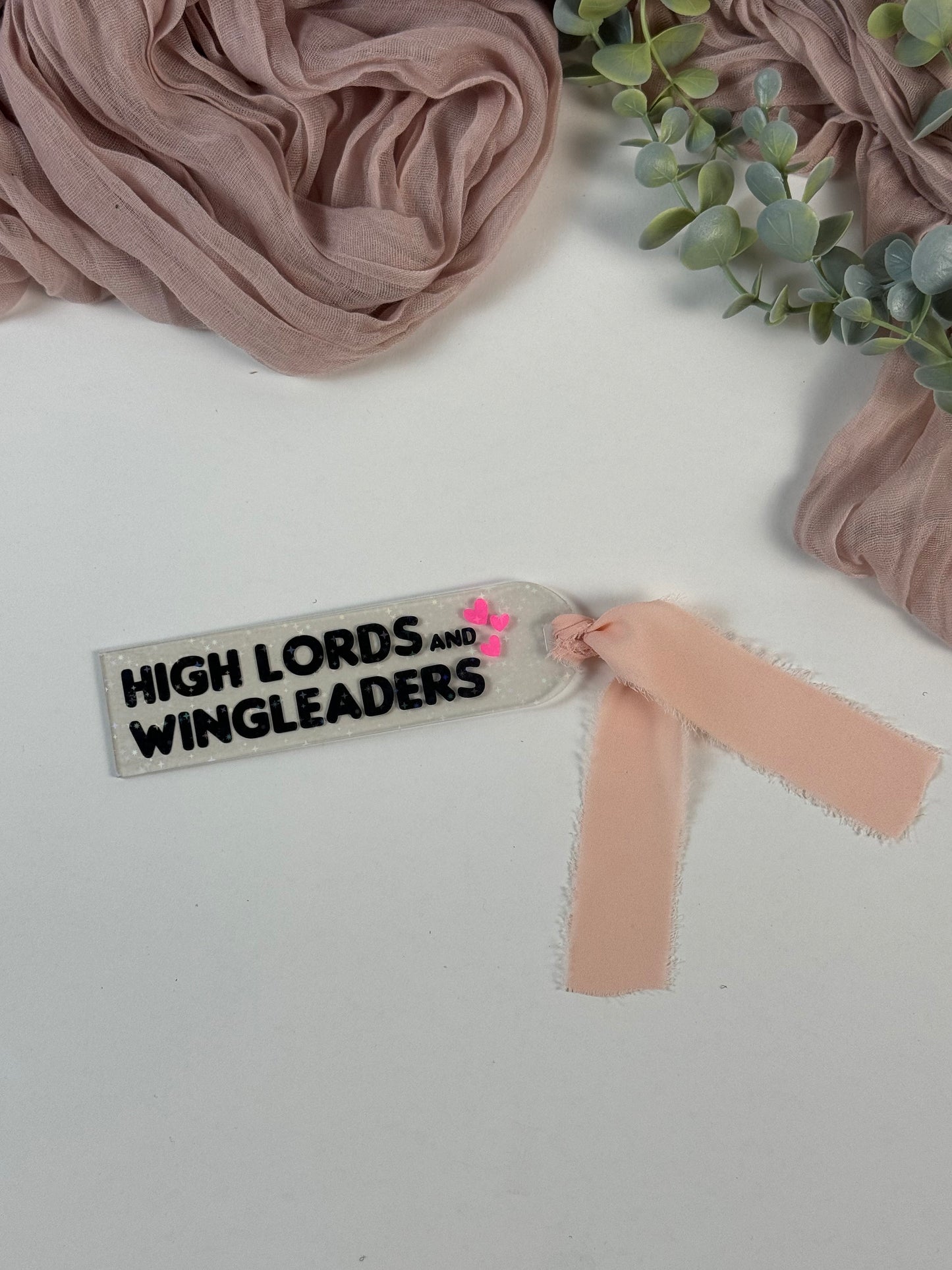 High lords & wingleaders acrylic bookmark | book mark, bookish, gift, fourth wing, ACOTAR, romantasy, booktok, reader gift, book gift