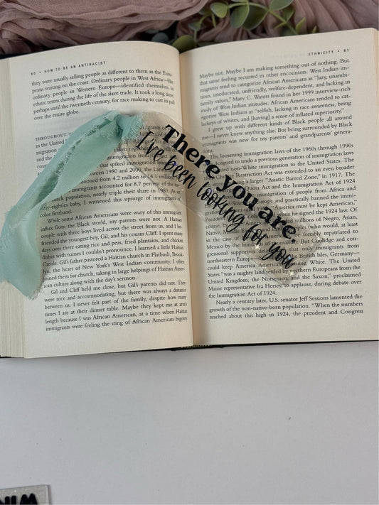 ACOTAR-inspired acrylic bookmark | book mark, bookish, gift, romantasy, booktok, reader gift, book gift, there you are, rhysand, holographic