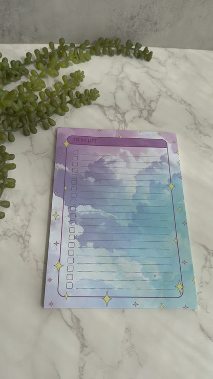 Starry Cloud Sticky Notes – Aesthetic, dreamy, fantasy-inspired reminders for everyday life