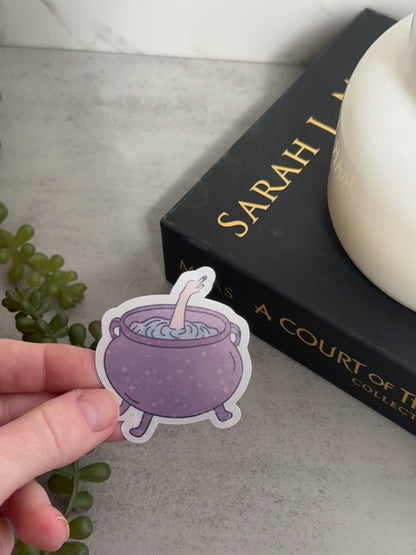 ACOTAR-inspired Nesta cauldron sticker