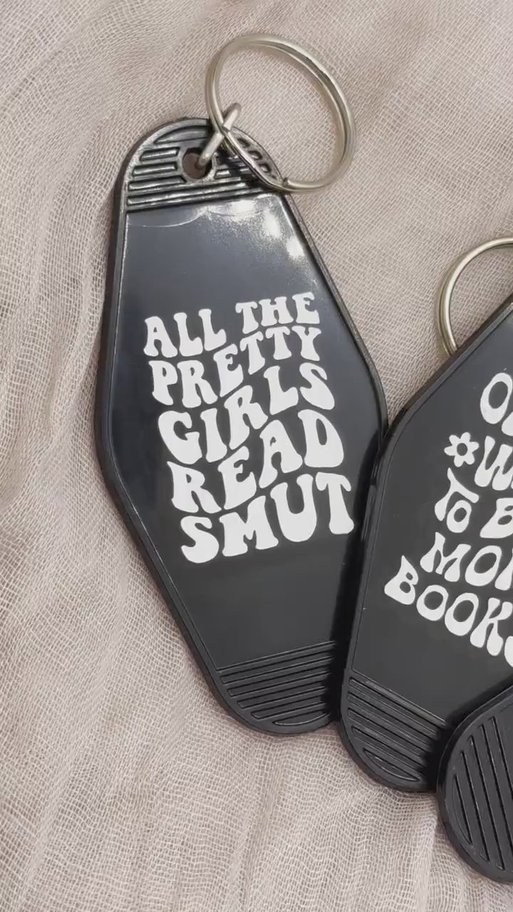 BOOKISH motel keychain (many options!) | bookish, booktok, book, gift, ACOTAR, fourth wing, from blood and ash, romantasy, book gift