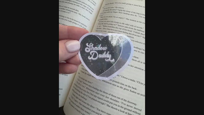 Fourth Wing/ACOTAR-inspired sticker | holographic, glitter, quote, bookish, Sarah j maas, fantasy, night court, xaden, azriel, iron flame